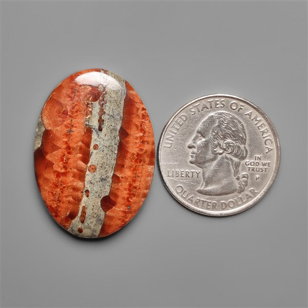 Peanut Wood Obsidian Cabochon