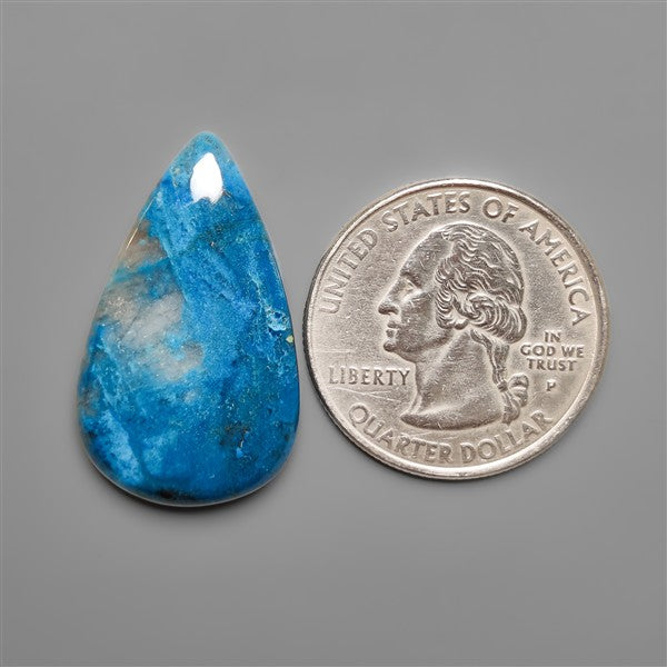 Rare Deep Blue Azurite Cabochon