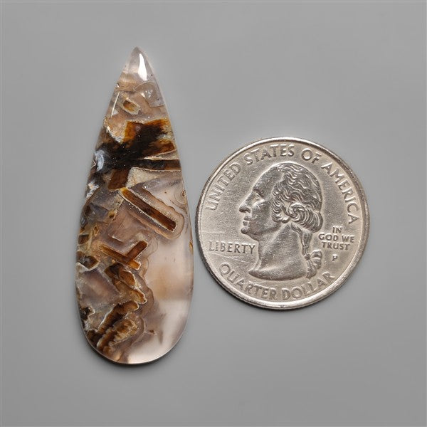 Turkish Tube Agate Cabochon