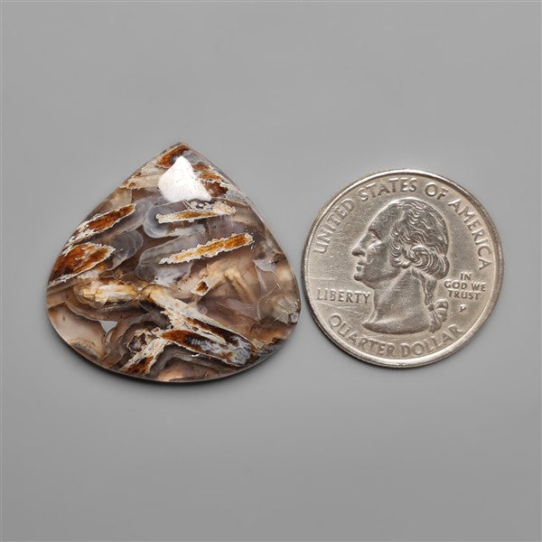 Turkish Tube Agate Cabochon