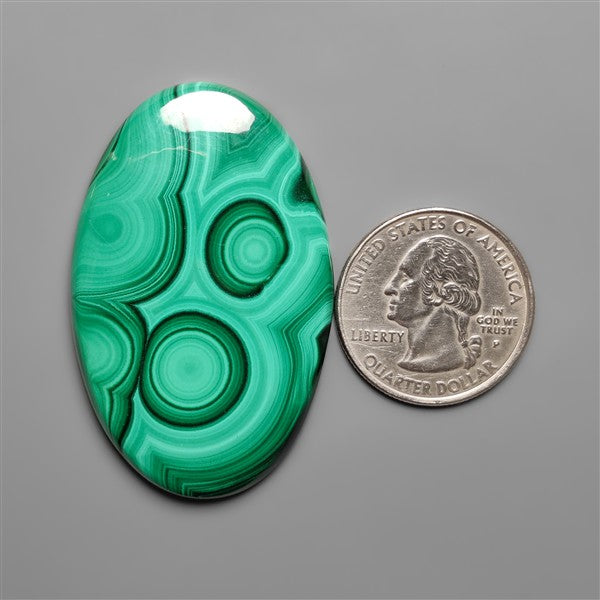 Botryoidal Malachite Cabochon