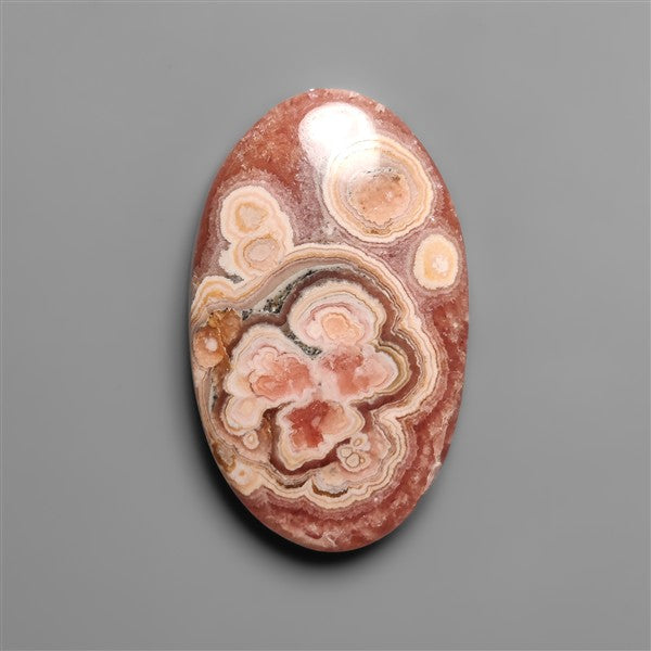 Rare Pattern Botryoidal Rhodochrosite Cabochon