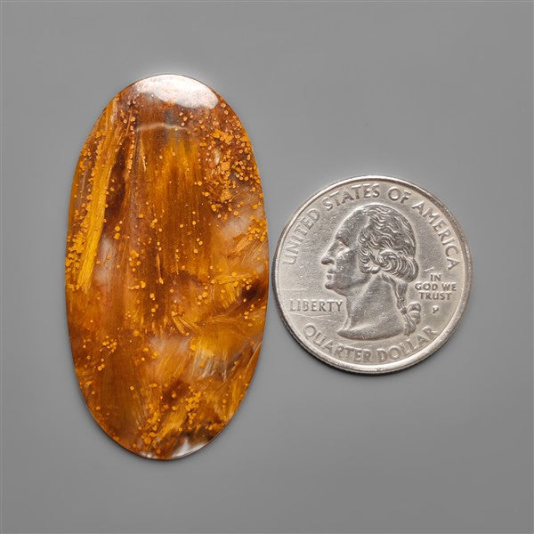 Golden Pietersite In Matrix Cabochon