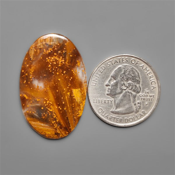 Golden Pietersite In Matrix Cabochon