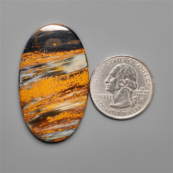 Golden Pietersite In Matrix Cabochon