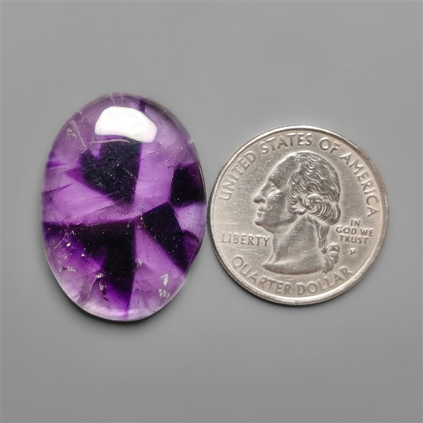 Trapiche Amethyst Cabochon