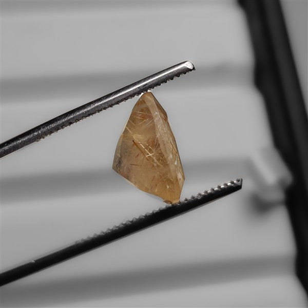Faceted Golden Rutilated Quartz