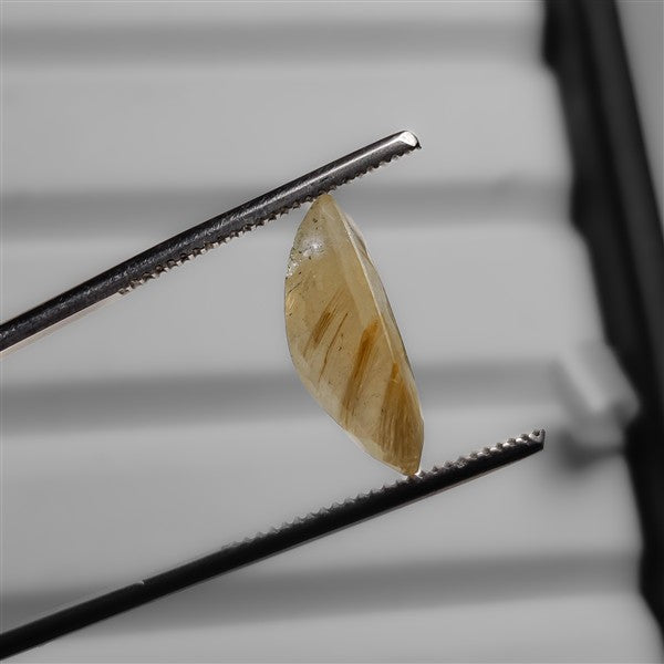Faceted Golden Rutilated Quartz