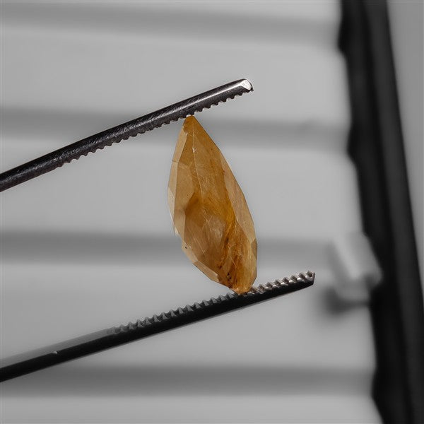 Faceted Golden Rutilated Quartz