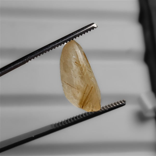 Faceted Golden Rutilated Quartz