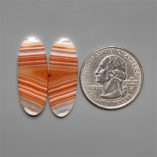Lake Superior Agates Pair