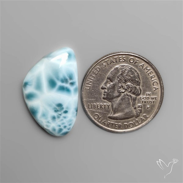 High Grade Larimar Cabochon