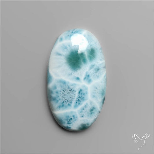 High Grade Larimar Cabochon