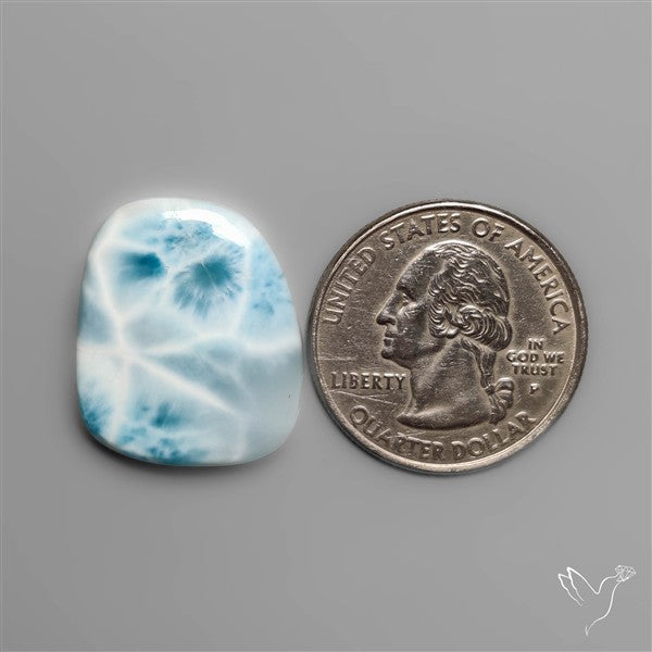 High Grade Larimar Cabochon