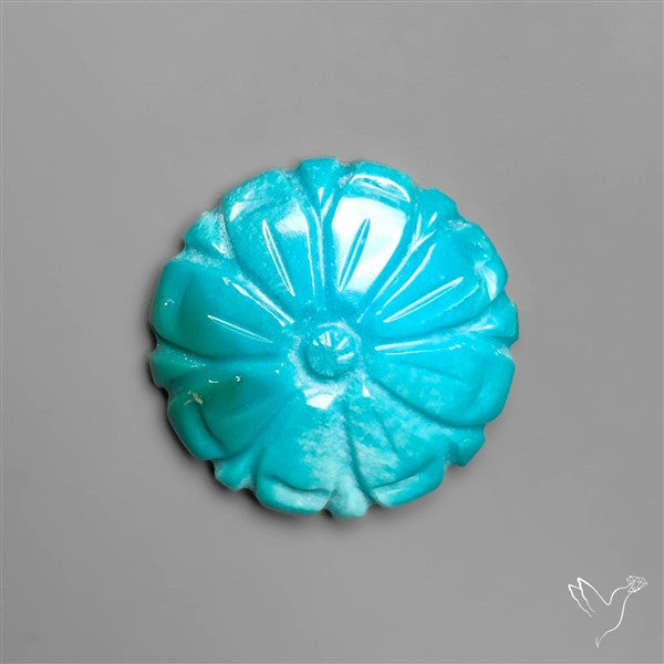 Kingman Turquoise Mughal Carving