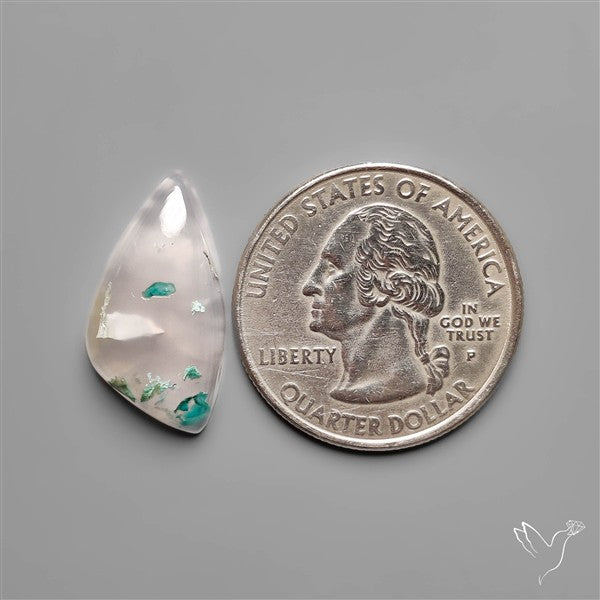 Rare Confetti Gem Chrysocolla Cabochon