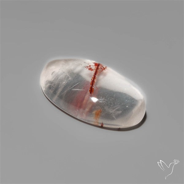 Rare Iron Stained Quartz Cabochon