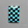 Kingman Turquoise Checker Inlay Black Onyx