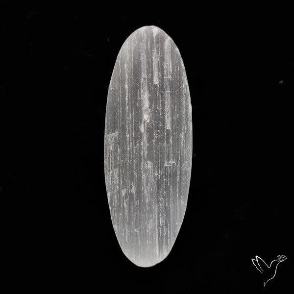 Raw Face Flashy Selenite Druzy