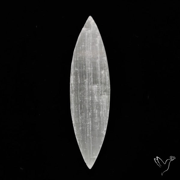 Raw Face Flashy Selenite Druzy