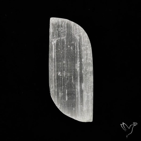 Raw Face Flashy Selenite Druzy