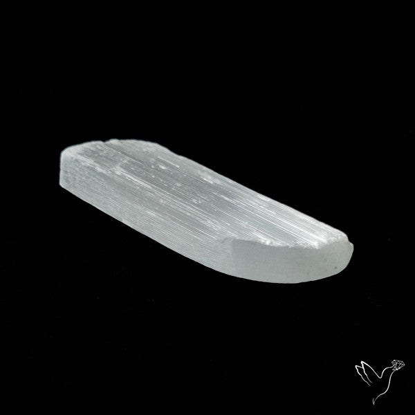 Raw Face Flashy Selenite Druzy