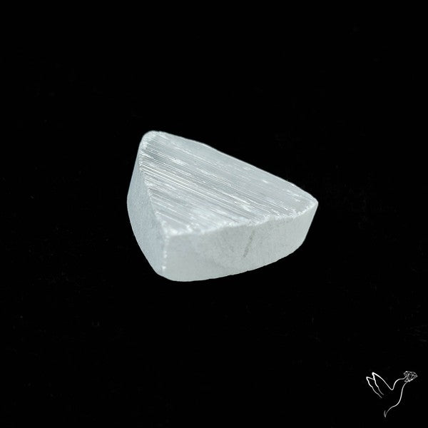 Raw Face Flashy Selenite Druzy