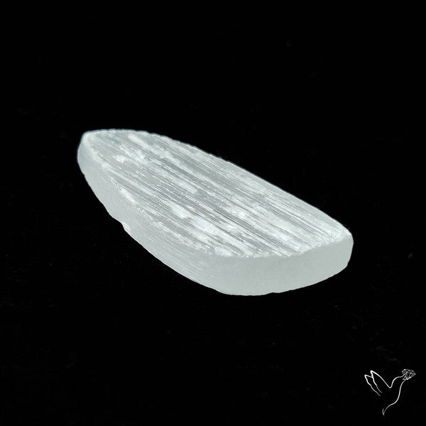 Raw Face Flashy Selenite Druzy