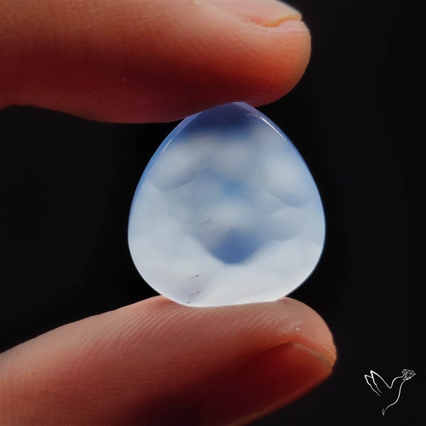 Gem Namibian Blue Chalcedony Cabochons