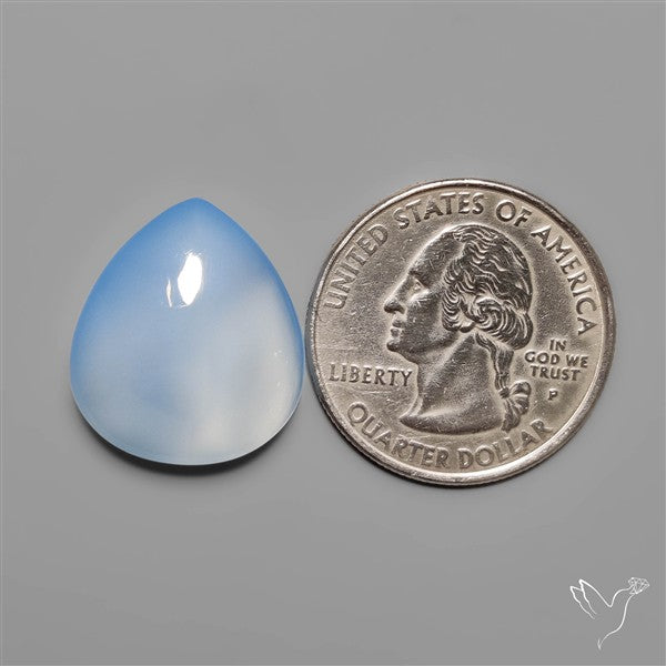 Gem Namibian Blue Chalcedony Cabochons
