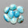 Rose Cut Peruvian Blue Opals Lot