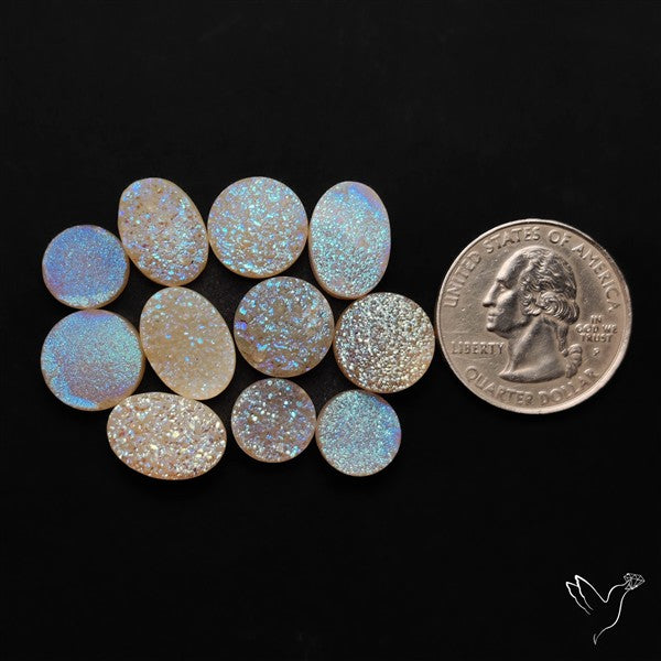 Pearlshine Druzies Lot