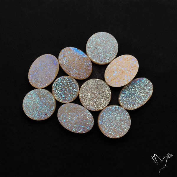 Pearlshine Druzies Lot