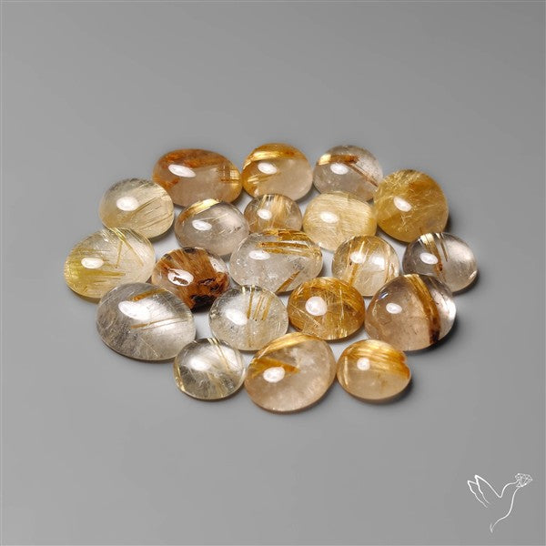 Golden Rutilated Quartz Lot