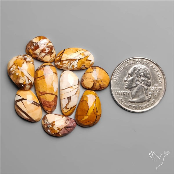 Rose Cut Brecciated Mookaites Lots