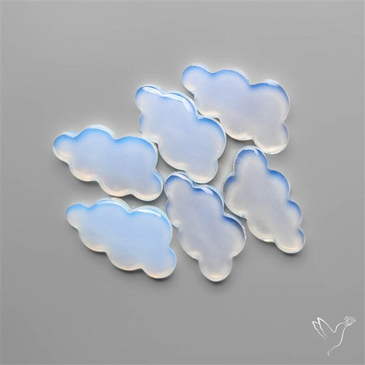 Opalite Cloud Carvings Lot