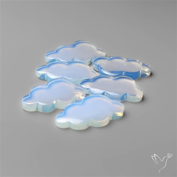Opalite Cloud Carvings Lot