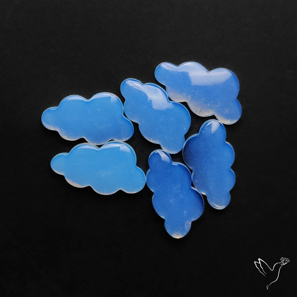 Opalite Cloud Carvings Lot
