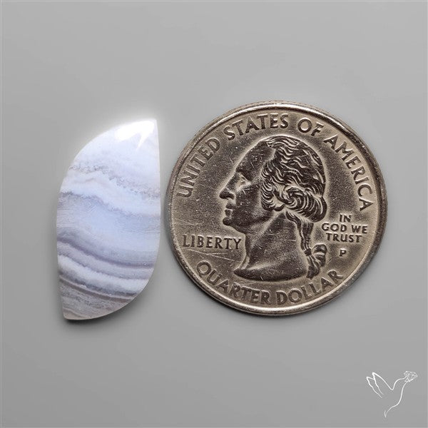 Blue Lace Agate Cabochon