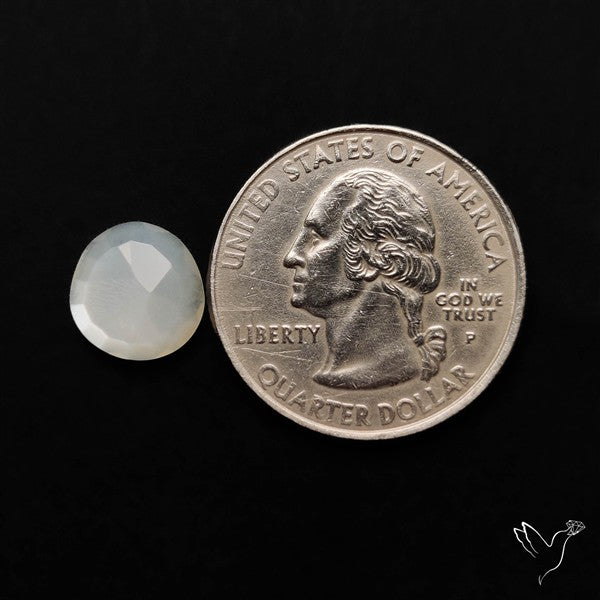 Rose Cut White Moonstone