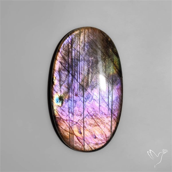 AAA Large Purple Labradorite Cabochon