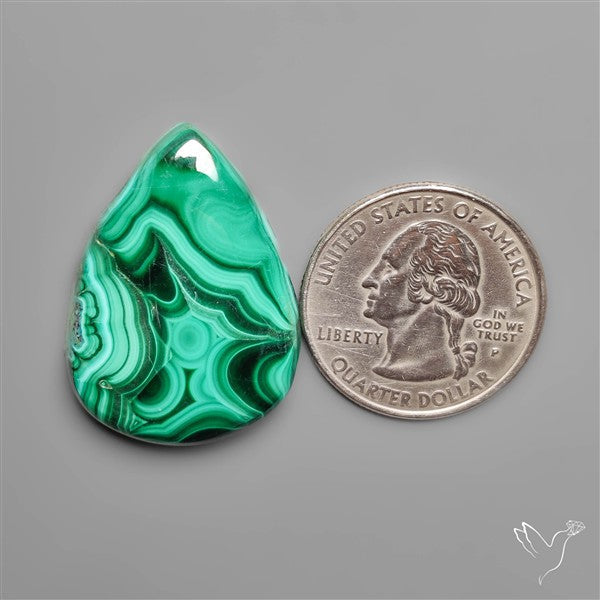 Selected Malachite Cabochon