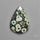 Orbicular Green Ocean Jasper Cabochon