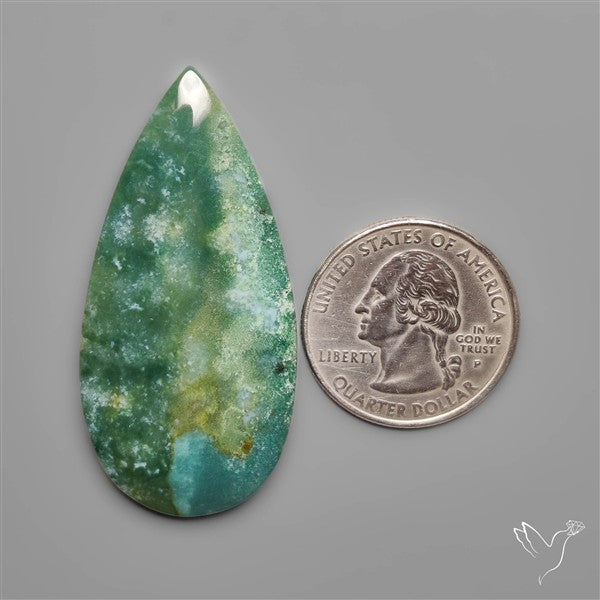Indo Moss Agate Cabochon
