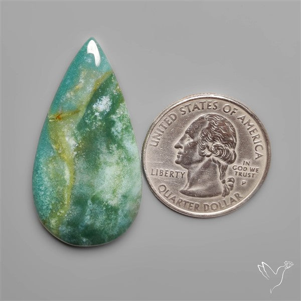 Indo Moss Agate Cabochon
