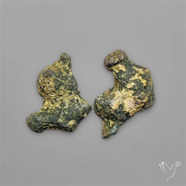 Tabasco Baby Geode Druzy Pair