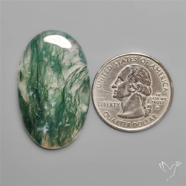 Moss Agate Cabochon