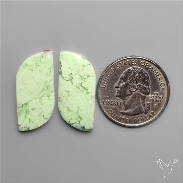 Lemon Chrysoprase Pair