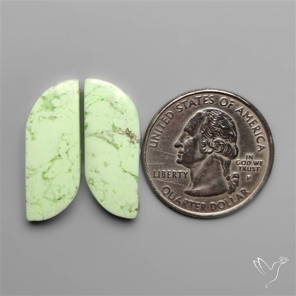 Lemon Chrysoprase Pair