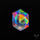 Rose Cut Rainbow Disco Quartz (Upclcled CD & Quartz Doublet)